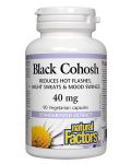 Black Cohosh, 40 mg, 90 капсули, Natural Factors - 1t