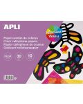Блокче APLI - Целофан, 10 листа, различни цветове - 1t