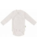Боди с дълъг ръкав Bio Baby - Органичен памук, 56 cm, 1-2 месеца  - 1t