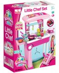 Детска кухня Buba Little Chef - Розова, 2 в 1 - 4t