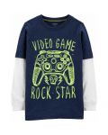 Блуза Carter's - Video game rock star, 4-5 години - 1t
