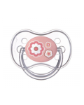 Силиконова залъгалка Canpol Newborn Baby - 6-18 месеца, розова - 1t