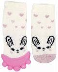 Чорапи с чесалка за зъби BabyJem - Girl, 6-12 месеца, Pink - 1t
