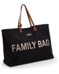 Чанта за принадлежности ChildHome - Family Bag, черно-златно - 4t