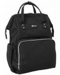 Чанта за количка Kikka Boo - Siena, черна със сиво - 1t