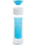 Чаша със стикери Munchkin - Blue, 266 ml - 2t