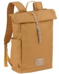 Чанта за бебешка количка с аксесоари Lassig - Rolltop, Curry - 1t