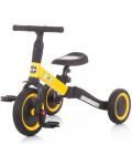 Триколка/ балансно колело Chipolino 2 в 1 Смарти - Черно и жълто - 1t