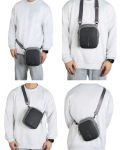 Чанта за през рамо XD Design - Boxy Sling, черна - 11t