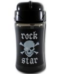 Чаша със силиконова сламка Rock Star Baby - 340 ml , пират - 1t