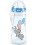 Чаша с твърд накрайник Nuk - Kiddy Cup, 300 ml, Dumbo - 1t