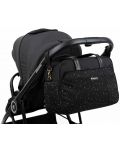 Чанта за бебешки принадлежности KikkaBoo - Chelsea, Confetti Black - 8t