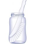 Четка за почистване на шишета и биберони NIP- Бяла - 3t