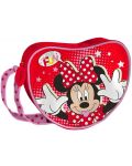 Чанта за рамо Coriex Minnie Mouse - Във формата на сърце, с едно отделение - 1t