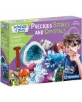 Научен комплект Clementoni Science & Play - Скъпоценни камъни и кристали - 1t