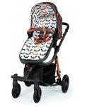 Бебешка количка Cosatto Giggle Quad - Charcoal Mister Fox, с чанта, кошница и адаптери - 7t