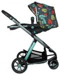 Бебешка количка Cosatto Giggle 3 - Hare Wood, с чанта, кошница и адаптери - 7t