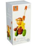 Дървена буталка Orange Tree Toys - Animals Collection, Маймунка - 2t