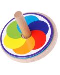 Дървена играчка Smart Baby - Пумпал, с различни шарки - 1t