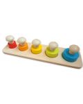 Дървена играчка Andreu toys - С кръгли части и големи дръжки - 1t