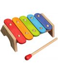 Дървена играчка Lelin - Бебешки ксилофон - 1t