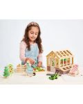 Дървен игрален комплект Tender Leaf Toys - Оранжерия и градина - 4t