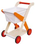 Детска количка за пазаруване Lelin - Оранжева - 1t
