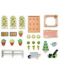 Дървен игрален комплект Tender Leaf Toys - Оранжерия и градина - 3t