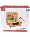 Дървен комплект Tooky Toy - Работилница с инструменти - 5t