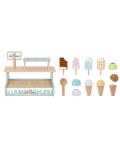 Дървен комплект Tooky Toy - Магазин за сладолед - 3t