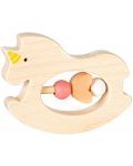 Дървена бебешка дрънкалка Lule Toys - Еднорог - 1t