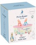 Дървена музикална кутия Orange Tree Toys Peter Rabbit - Розова - 2t