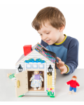 Дървена играчка Melissa & Doug - Къщата на доктора, с ключове - 2t