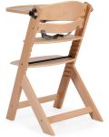 Дървен стол за хранене 2в1 Cangaroo - Nuttle, натурален - 5t