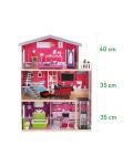 Дървена къща за кукли с обзавеждане Moni Toys - Isabella, 4118 - 5t