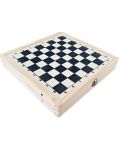 Дървена игра с пулове 2 в 1 Acool Toy - Ластиче и шах - 2t