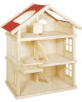 Дървена къща за кукли на 3 етажа Goki - 1t