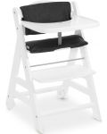 Дървено столче за хранене Hauck - Beta Plus, white - 2t