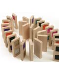 Дървена игра Andreu toys - Сензорно домино за тактилно разпознаване - 3t