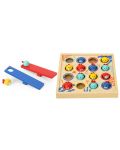 Дървена детска игра Tooky Toy - Летящи рибки - 2t