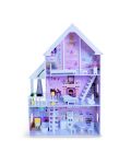 Дървена къща за кукли с обзавеждане Moni Toys - Cinderella, 4127 - 1t