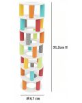 Дървен игрален комплект Pino Toys - Кула за подреждане и баланс - 4t