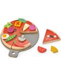 Дървен игрален комплект Tender Leaf Toys - Пица парти - 2t