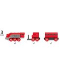 Дървена играчка Brio - Влакче Streamline Train - 5t