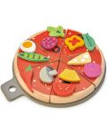Дървен игрален комплект Tender Leaf Toys - Пица парти - 1t