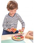 Дървен игрален комплект Tender Leaf Toys - Пица парти - 4t