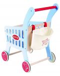 Детска количка за пазаруване Lelin - Синя - 3t