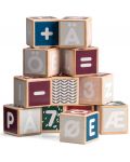 Дървени кубчета Micki Pippi - Букви и цифри - 2t