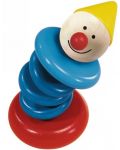 Дървена бебешка играчка Haba, Клоун - 2t