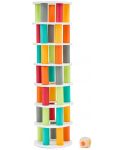 Дървен игрален комплект Pino Toys - Кула за подреждане и баланс - 1t